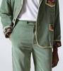 Oberon cotton velvet straight pants
