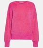 Fluffy knit sweater