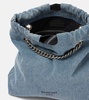 Women's Crush Small Tote Bag Denim in Blue