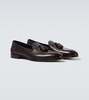 Leather loafers