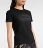 Layered logo cotton jersey T-shirt