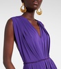 Walter pleated jersey maxi dress