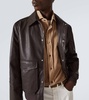 Leather blouson