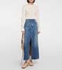 Leif denim maxi skirt
