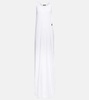 Fernande flared cotton gown