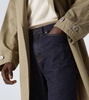 Mid-rise straight jeans