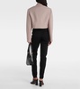 High-rise gabardine leggings