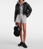 Premier faux leather bomber jacket