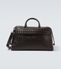 Intrecciato leather duffel bag