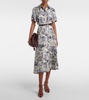 Kiera silk shirt dress