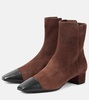 French Flirt 35 suede ankle boots