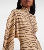 Jersey midi dress