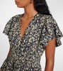 Lyria floral cotton-blend midi dress