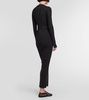 Jersey midi dress