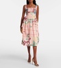 Miramar Prado linen midi dress