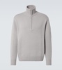 Cashmere half-zip sweater