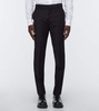 Wool and mohair slim pants
