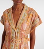 Acacia belted linen shirt dress