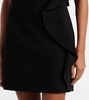 Giacomo ruffled sablé minidress