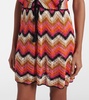 Melissa cotton crochet minidress
