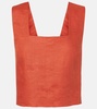 Cozumel linen top