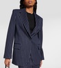 Aceri pinstripe jersey blazer