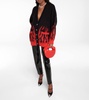 Embellished mohair-blend jacquard cardigan
