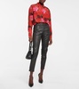 Farrah high-rise skinny pants