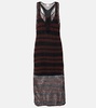 Pimento striped cotton minidress