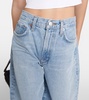 High-rise balloon-leg jeans 