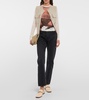 Parker Long mid-rise straight jeans
