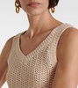 Arrigo knit cotton-blend tank top