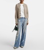 Keny Face wool cardigan