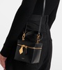 Cube leather vanity bag