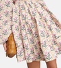 Avena Orquidea cotton poplin minidress