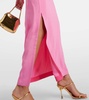 Gathered maxi dress