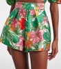 Amelia printed high-rise shorts