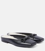 Monili shearling-lined leather mules