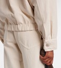 Monili beaded cotton and linen jacket