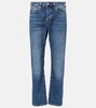 American low-rise straight jeans