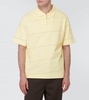 EKD striped cotton piqué polo shirt