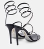 Cleo 105 embellished satin sandals