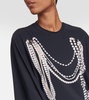 Trompe l'oeil midi dress