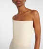 Crêpe midi dress