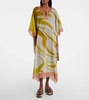 Printed cotton kaftan