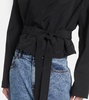 Hooded wrap jacket