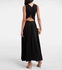 Knot jersey maxi dress