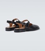 Tabi leather sandals