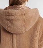 Belted wool, cashmere, and silk cape