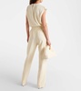 Aurelia crêpe straight pants